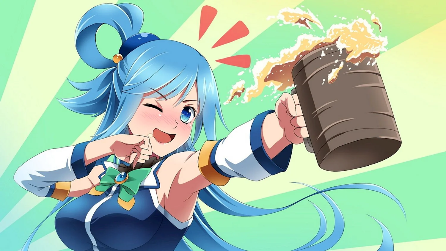 Аква Konosuba r18