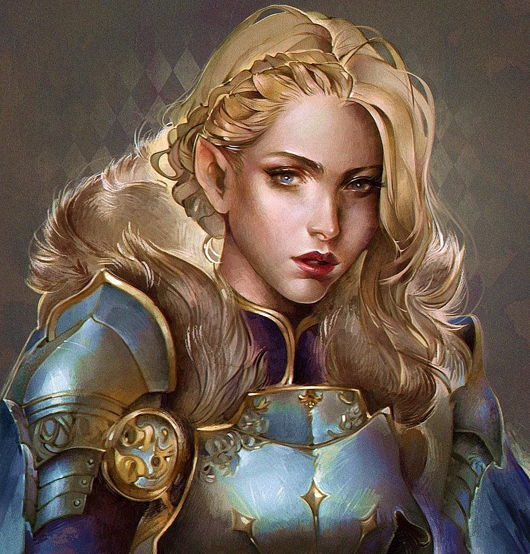 DND портрет Эльф