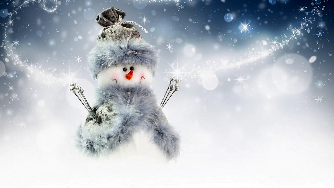 Снеговик и новый год